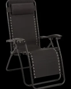 Relax stol sort med fodstøtte| Solvogne