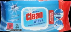 At Home Clean Rengøringsserviet 55-pak| Rengøringsmidler