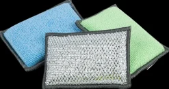 Clean Action Pro Rengøringssvamp mikrofiber 3-pak| Rengøringsartikler