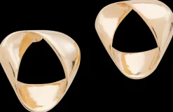 Øreringe chunky - guld| Smykker & Hårpynt