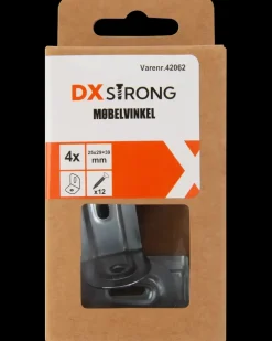 DXstrong Riglejern 21 x 26 x 38 mm 4-pak| Øvrige Monteringsbeslag