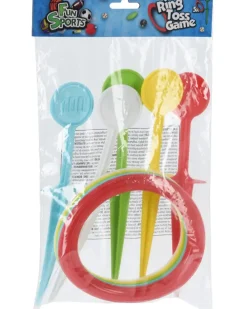 Ringspil med spyd og ringe - 10 dele| Øvrigt Legetøj