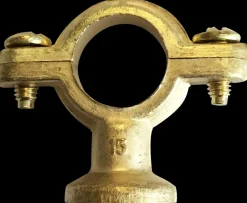 Rørbærer messing 15 mm 2-pak - messing| Rør Og Fittings