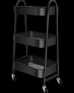 SJÖBO Rullebord med 3 hylder| Øvrige Møbler