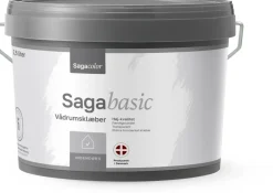 SagaBasic Vådrumsklæber - 2,5 liter| Vævlim Og Vævfylder