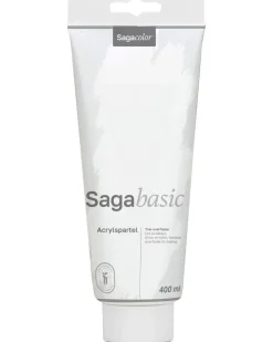 SagaColor Acrylspartel - 400 ml| Spartelmasse Og Reparation