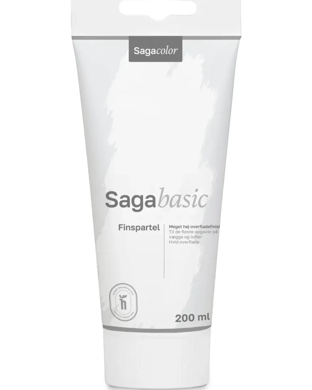 SagaColor Finspartel Indendørs - 200 ml| Spartelmasse Og Reparation