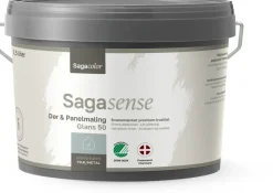 SagaSense Dør & Panel 50 - Hvid 2,5 liter| Maling Indendørs