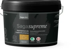 SagaSupreme Heldækkende Træbeskyttelse - Hvid 2,5 liter| Træbeskyttelse Og -Olie