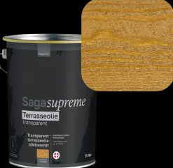 SagaSupreme Terrasseolie 5 liter - Teak| Træbeskyttelse Og -Olie