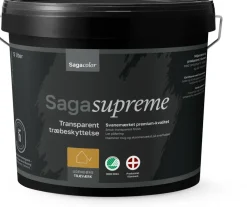SagaSupreme Transparent Træbeskyttelse 5 liter - Mørk brun| Træbeskyttelse Og -Olie