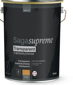 SagaSupreme Transparent Træbeskyttelse 5 liter - Teak| Træbeskyttelse Og -Olie