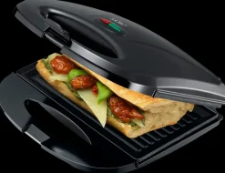 SJÖBO Sandwichtoaster med grillplade - 750 W| Køkkenapparater