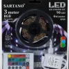 Sartano Flexstrip RGB LED og fjernbetjening - 3 meter| Lyslister
