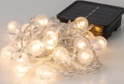 Sartano Solcelle lyskæde 20 kugler| Solcellelamper