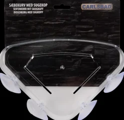 Sæbekurv med sugekop - Hjørne| Badeværelsesartikler