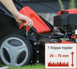 Scheppach benzinplæneklipper med el-start| Plæneklippere