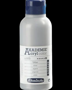 Schmincke Akrylfarve 250 ml Silver| Akrylmaling