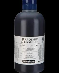 Schmincke Akrylfarve 500 ml Lamp black| Akrylmaling