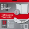 Schuster Tætningsliste D 6 x 9 mm 6 m| Fugebånd Og Tætningslister