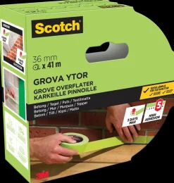 3M Scotch® Afdækningstape Ru overflader 41 meter - 36 mm| Tape