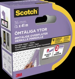 3M Scotch® Afdækningstape Sarte overflader 41 meter - 36 mm| Tape
