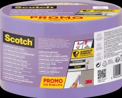 3M Scotch® Afdækningstape Sarte overflader 41 meter - 36 mm 2-pak| Tape