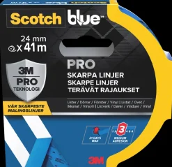 Scotch Blue™ PRO Afdækningstape 24 mm x 41 meter| Tape