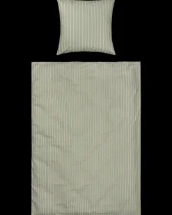 Sjöbo Home Sengesæt 140 x 200 cm - Grøn Stribet| Øvrige Artikler