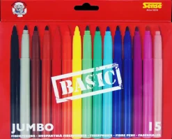 Sense Jumbo fibertusser basic 15 stk.| Kontorartikler|Øvrige Hobbyartikler