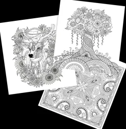 Sense Mindfulness Malebog 30 sider| Øvrige Hobbyartikler