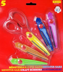 Sense Mønstersakse 5-pak| Øvrige Hobbyartikler