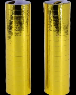 Serpentiner guld 2-pak| Festartikler|Nytårspynt