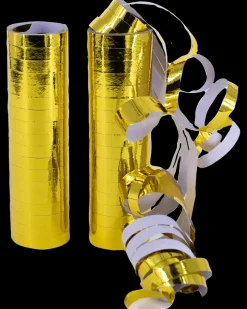 Serpentiner guld 2-pak| Festartikler|Nytårspynt