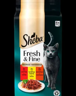 Sheba Vådfoder 6 x 50 g - Okse, lam og kylling| Hundefoder, Kattemad Og Godbidder