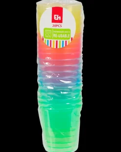 Shotglas genanvendelig 20-pak| Service Og Bestik|Underholdning Til Nytår