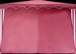 Sidevæg 3m uden vindue - Rød| Pavilloner, Partytelte Og Tilbehør