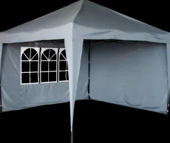 Sidevæg til pavillon 2-pak grå| Pavilloner, Partytelte Og Tilbehør