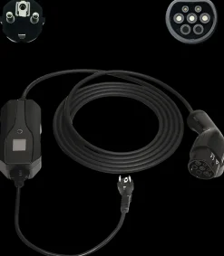 SINOX Ladekabel til elbil - bærbar 6A 5M| Startkabler Og Starthjælp|Batteriladere