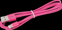 SINOX Lightningkabel 1 meter - pink| Mobiltilbehør