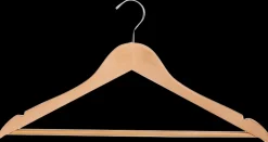 SJÖBO Bøjle træ natur 5-pak| Garderobe Og Opbevaring