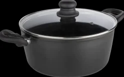 SJÖBO Gryde med låg 5,1 L - Stål look| Gryder Og Pander