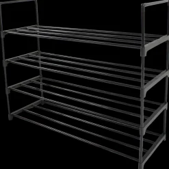 SJÖBO Skoreol med 4 hylder| Garderobe Og Opbevaring