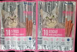 Sjöbogårdens Kattesnack lam & kalkun 10-pak| Hundefoder, Kattemad Og Godbidder