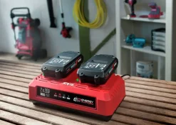 SKIL Dobbeltoplader 20V| Batterier Og Opladere|Batterier Og Batteriopladere