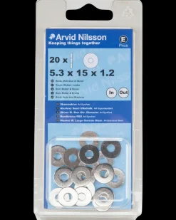 Arvid Nilsson Skærmskive A4 til M5 20-pak| Maskinskruer, Bolte Og Møtrikker