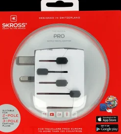 Skross Rejseadapter World PRO| Rejseartikler|Øvrige El-Artikler