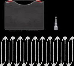 CampOut Skruepløkker 18,3 cm 20-pak| Tilbehør Til Telte