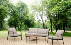 Sofasæt 4 dele - med pude| Havemøbelsæt