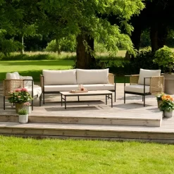 Sofasæt DITTE 4 dele| Havemøbelsæt